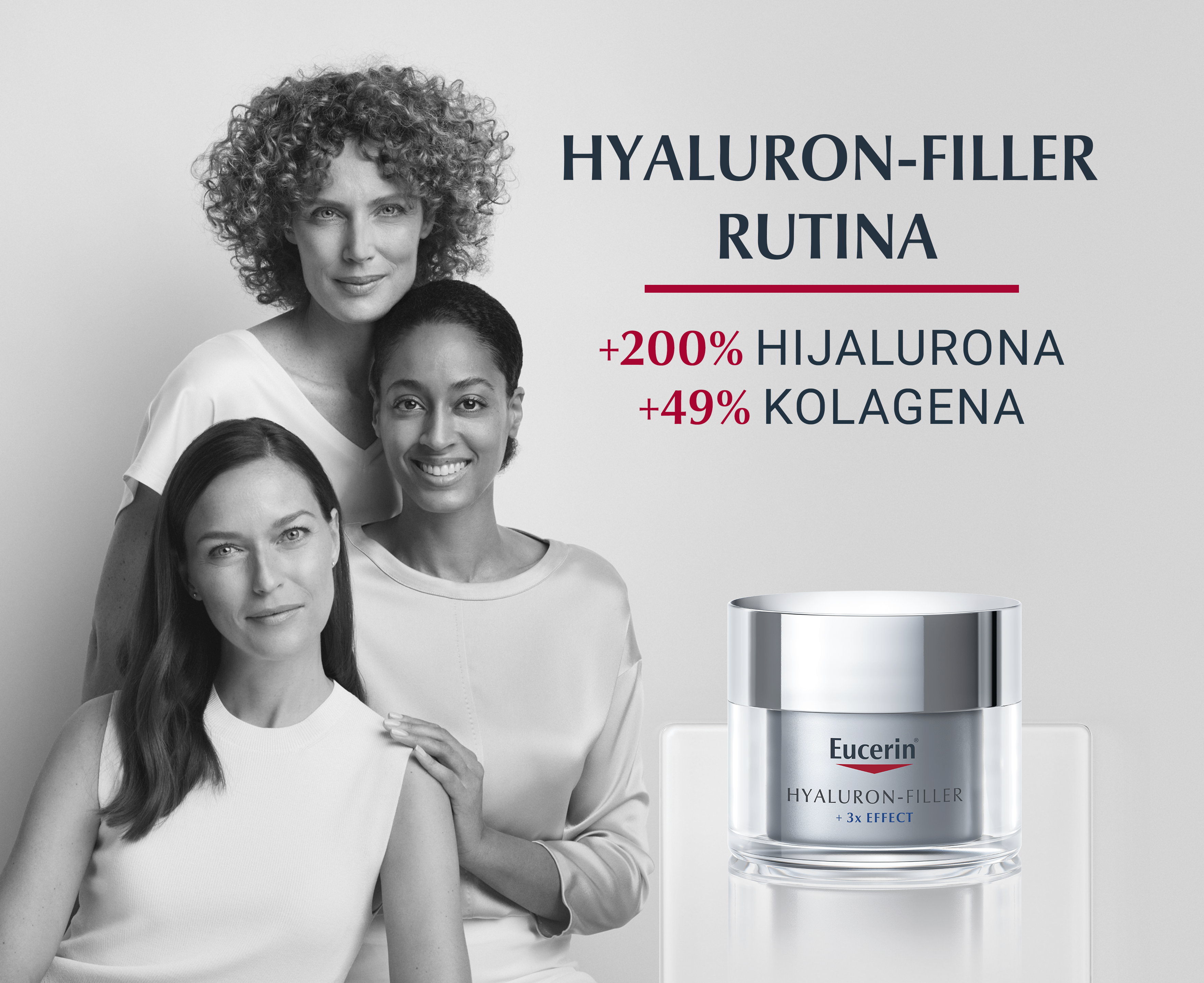 Eucerin Hyaluron-Filler rutina njege, anti-age