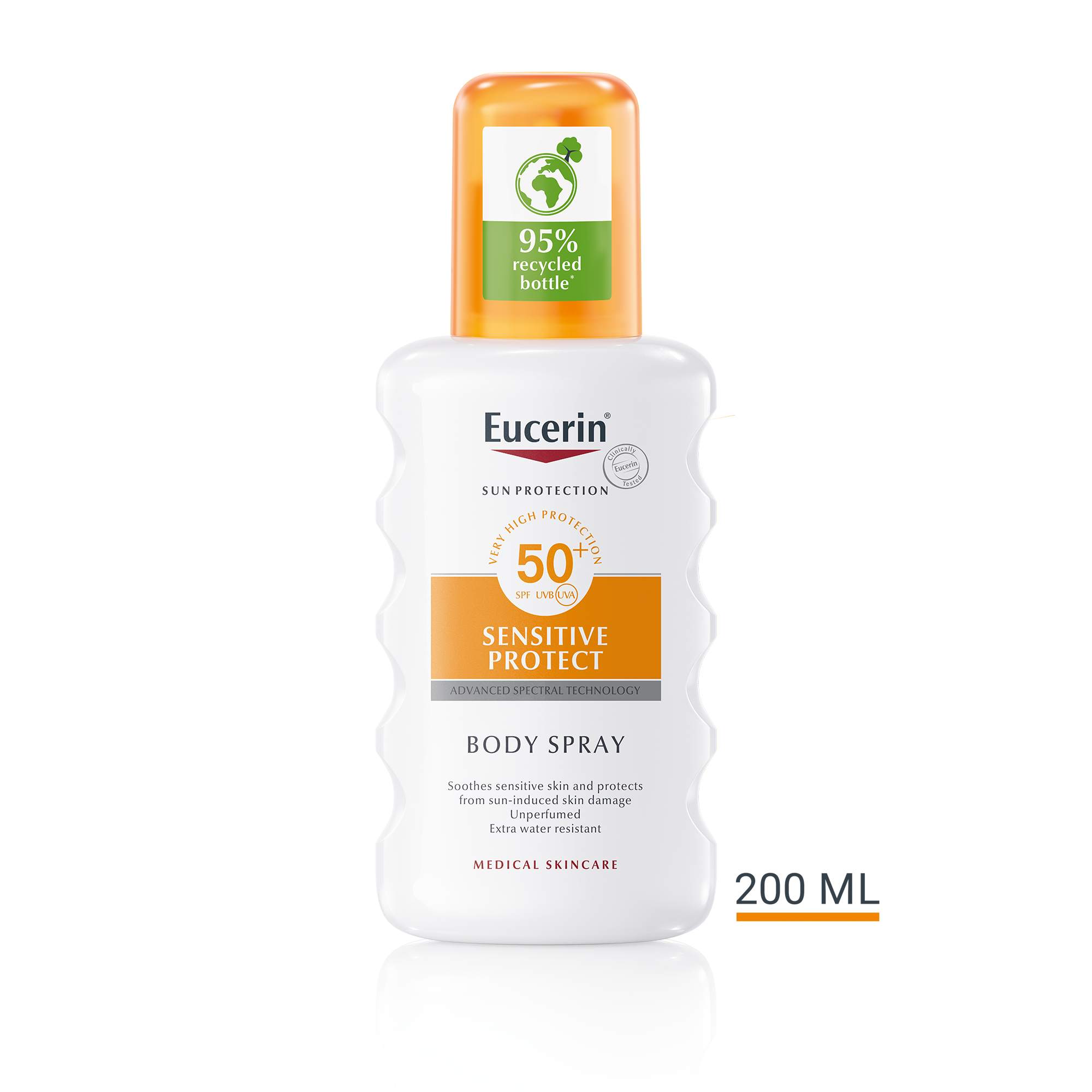 Eucerin Sensitive Protect sprej za zaštitu kože od sunca SPF 50+ 