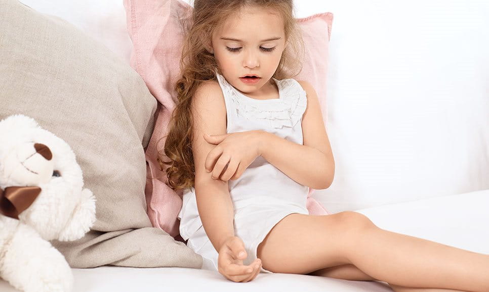 Apaisement de la peau qui démange