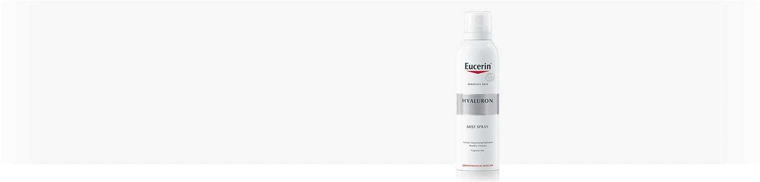 Eucerin Hyaluron Filler Mist Spray Range banner
