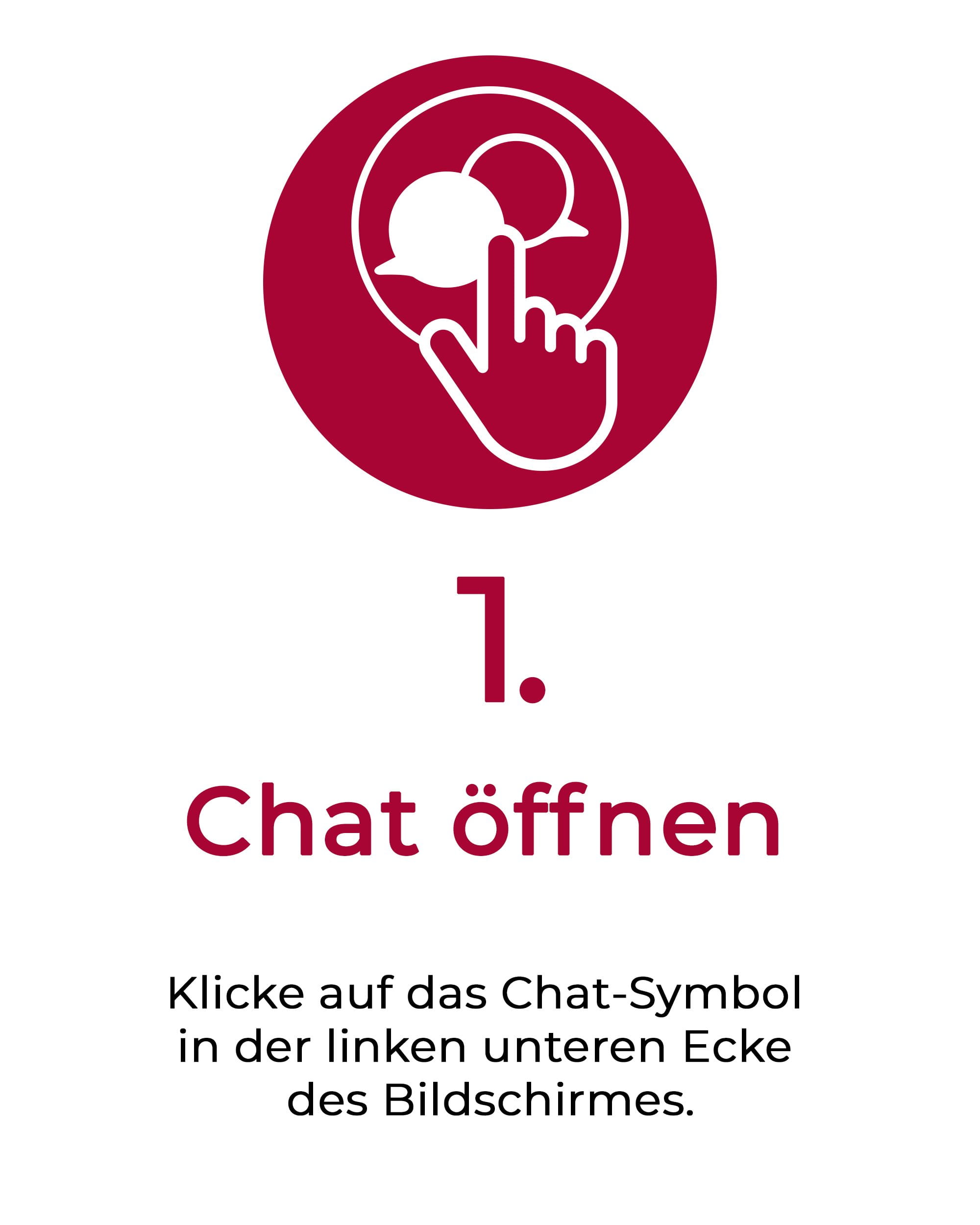 1. Chat öffnen