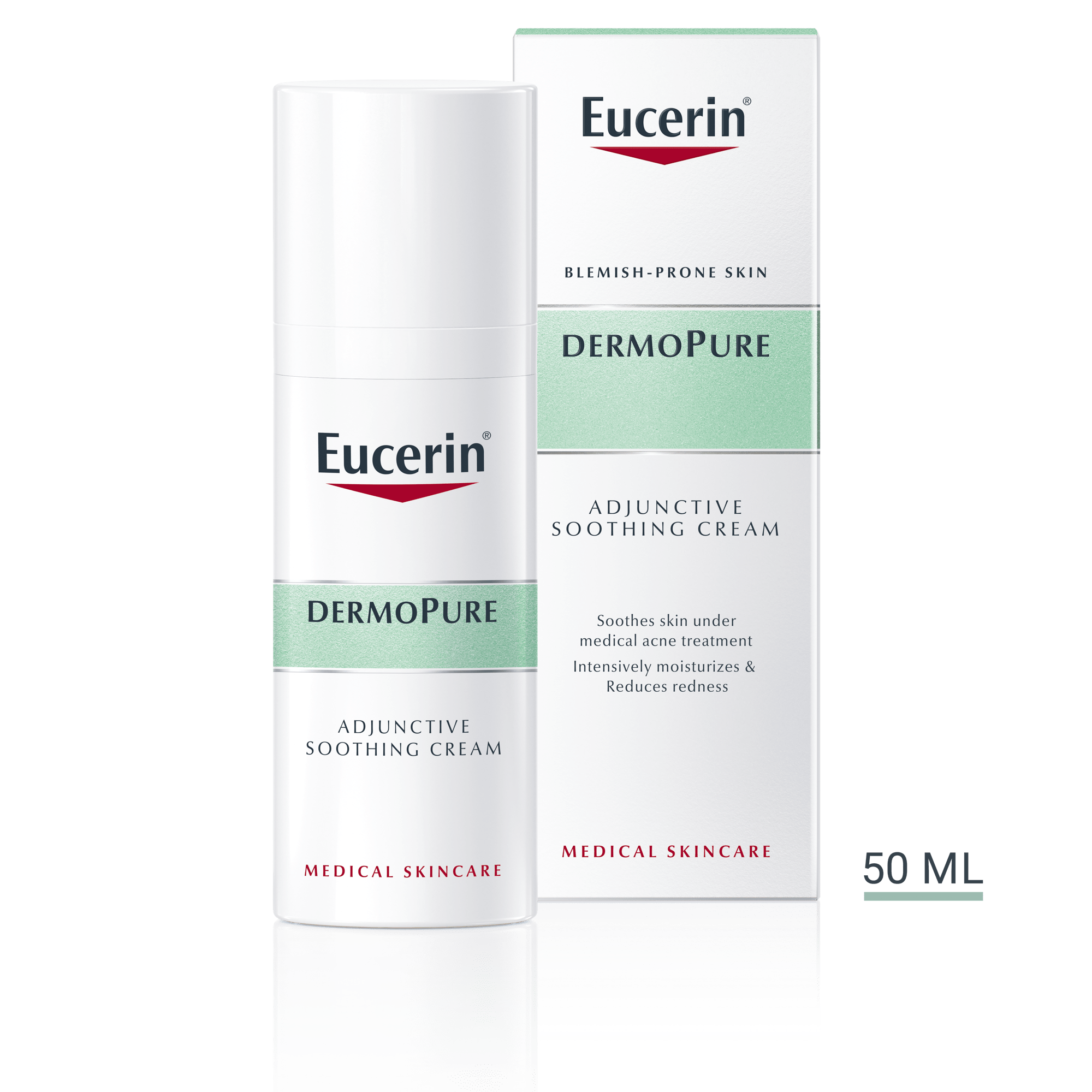 Eucerin DermoPURE Интензивен Успокояващ Крем за лице, за кожа склонна към  акне