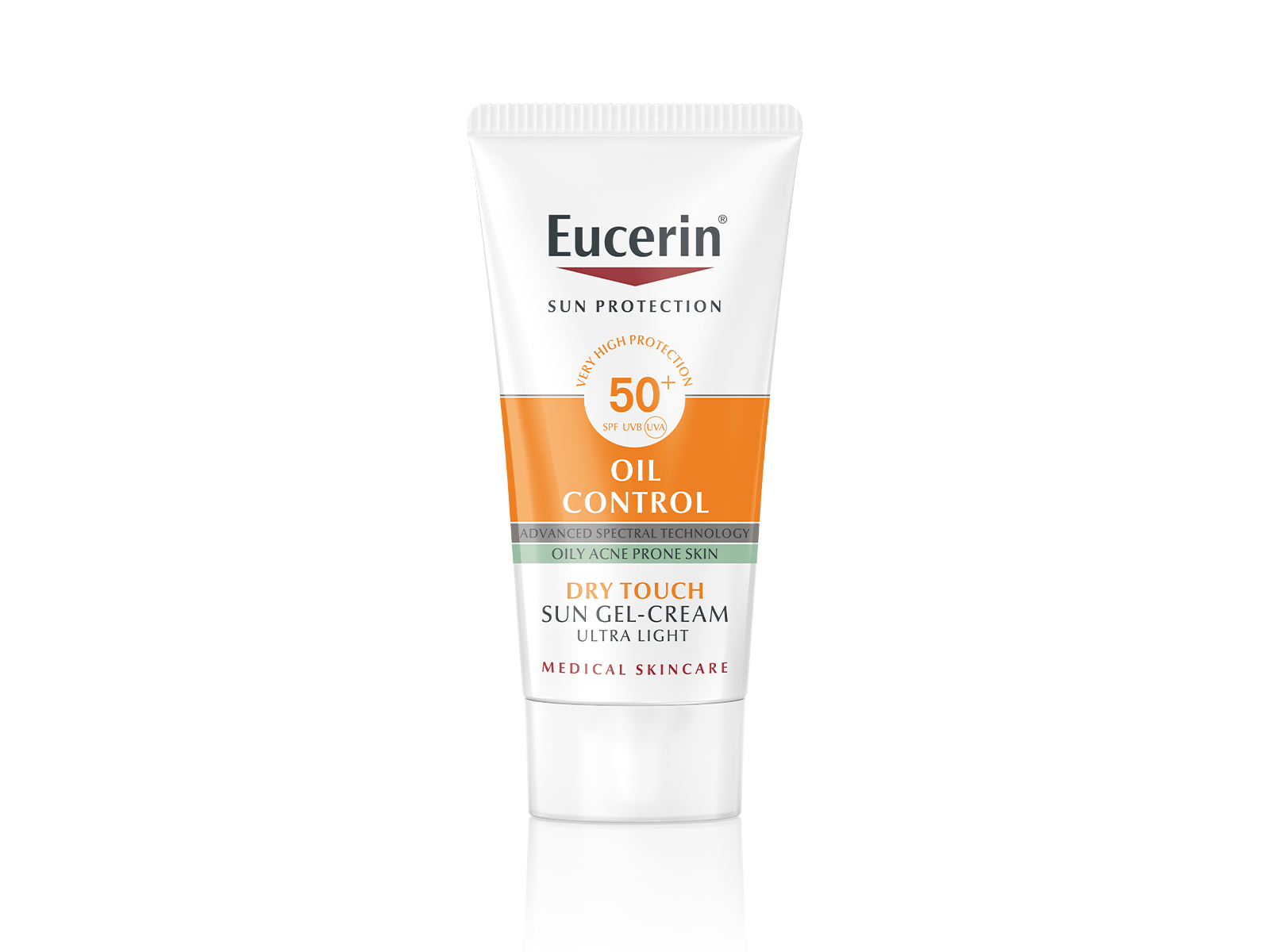 Eucerin Ochranný krémový gel na opalování na obličej Oil Control SPF 50+