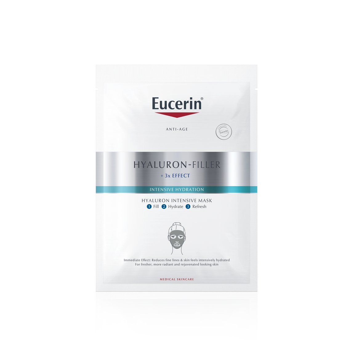 Eucerin Hyaluron-Filler + 3x EFFECT Hyaluronová intenzivní maska