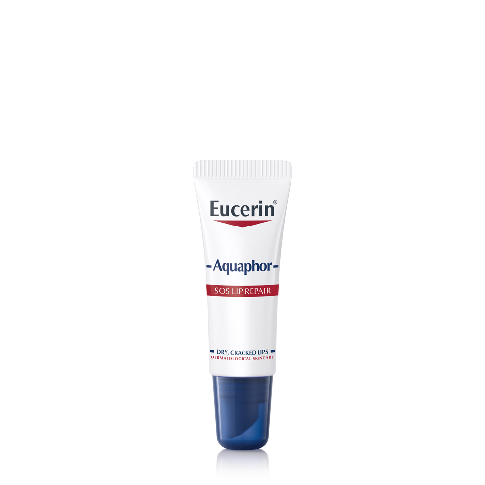 Eucerin Aquaphor -tuotesarjan huulivoide kuiville huulille 