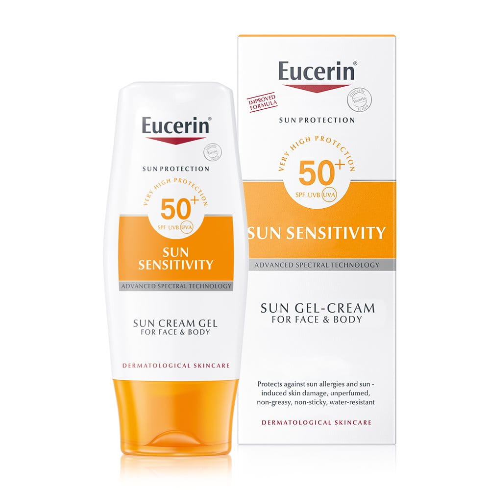 Eucerin Sun Sensitivity Cream Gel Face & Body SPF50+