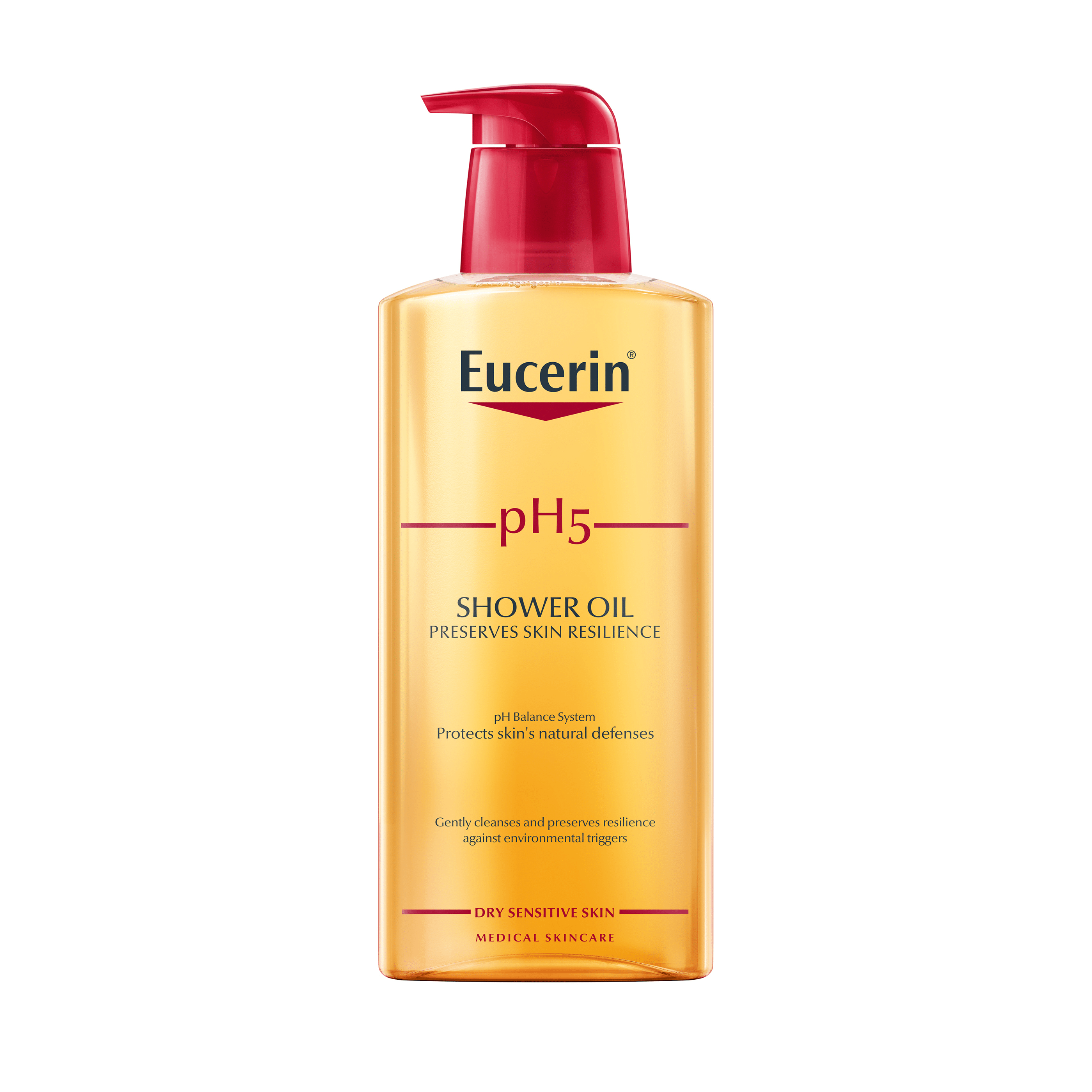 pH5弱酸性均衡護理沐浴油| pH5弱酸性均衡護理系列| EUCERIN