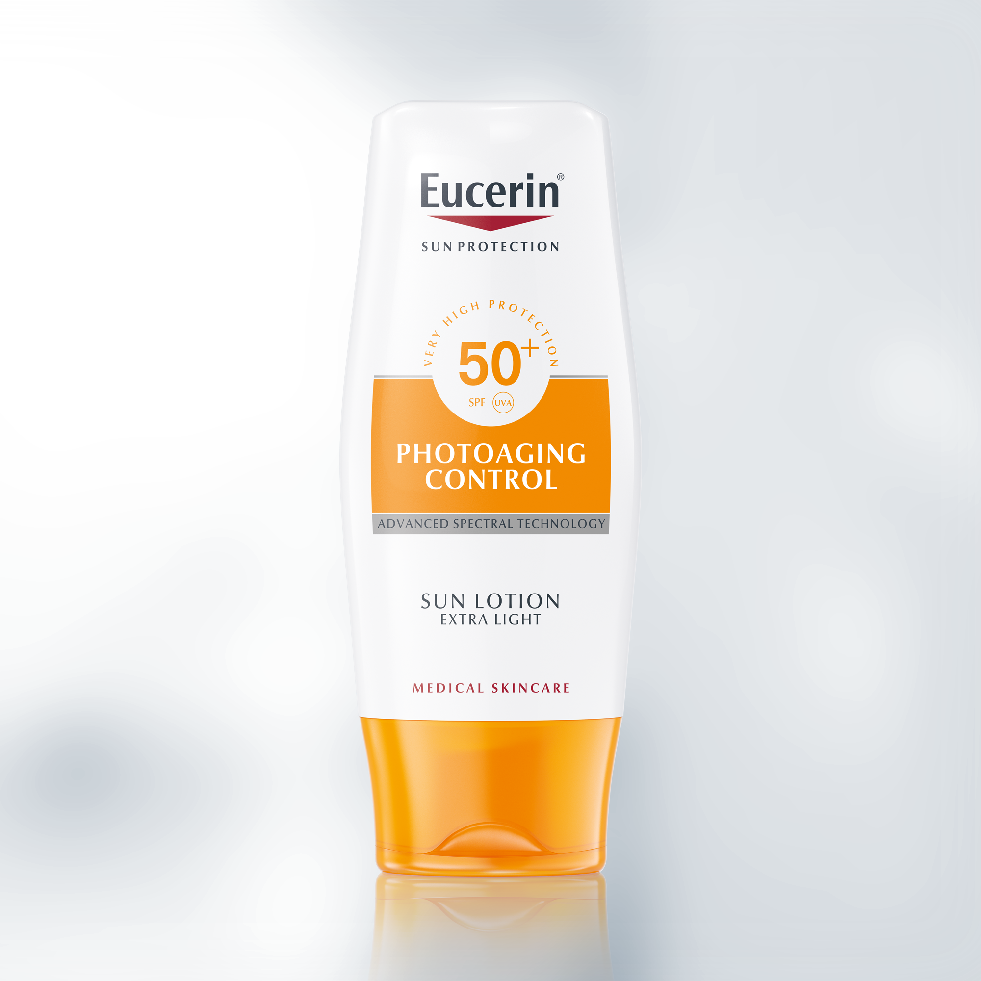 Eucerin Sun Photoaging Control naptej testre FF50