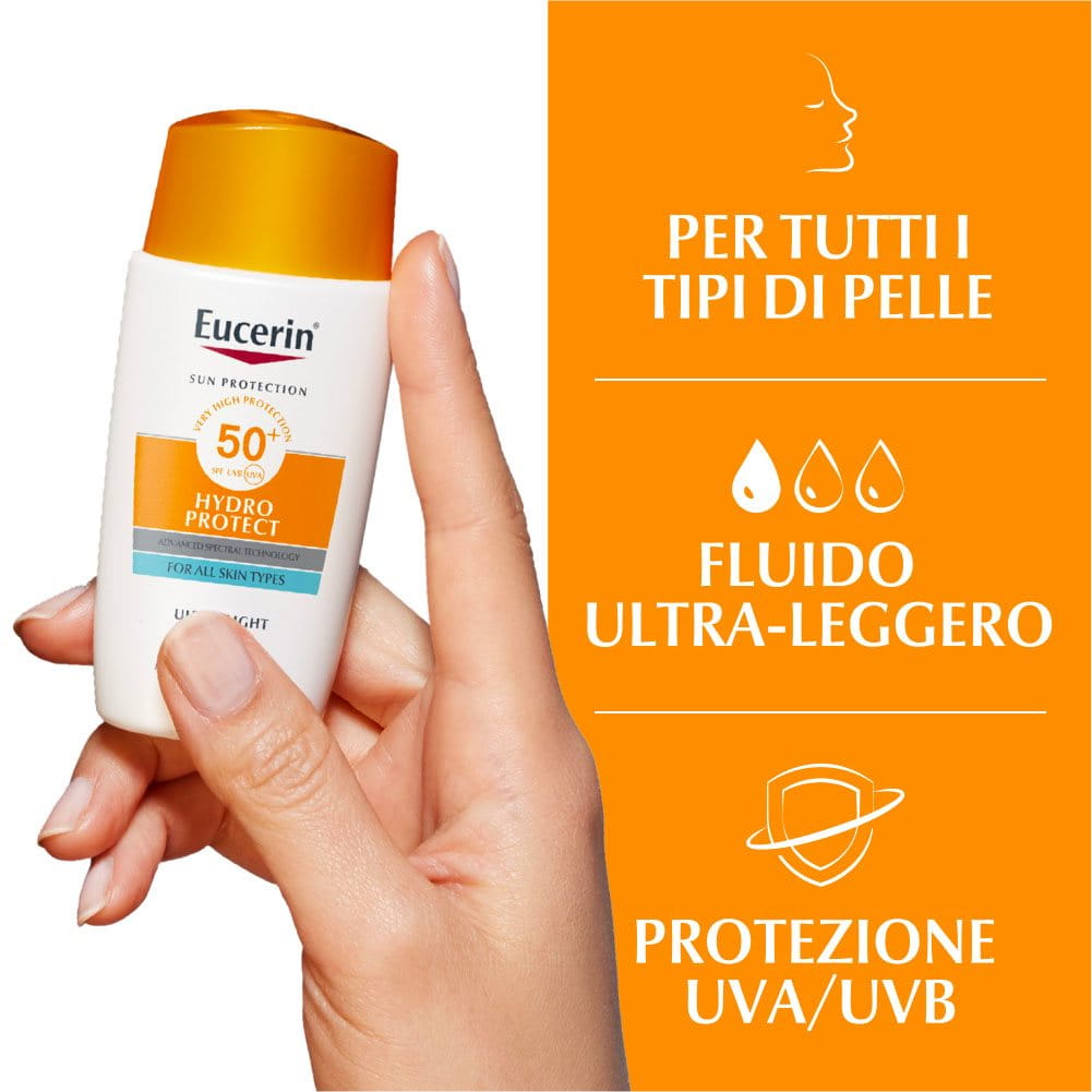 Fluido solare ultra-leggero SPF 50+ | Solare per tutti i tipi di pelle ...
