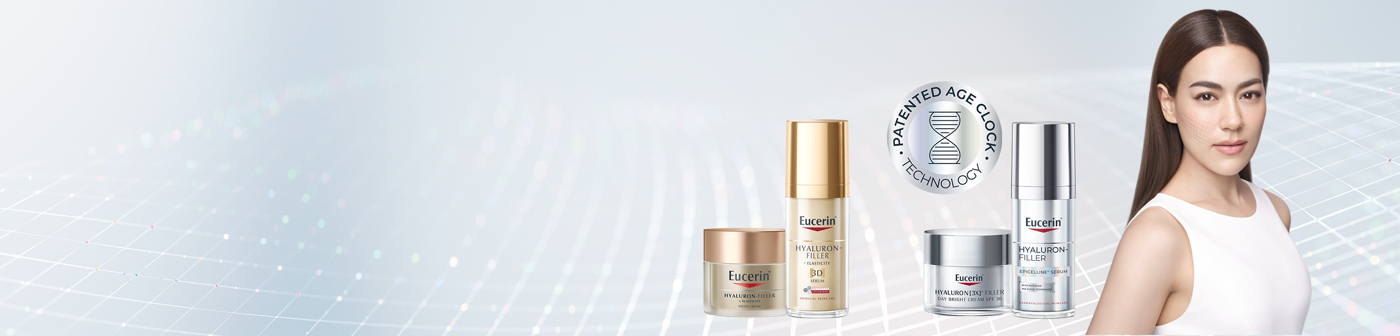 Eucerin Hyaluron Filler Range banner