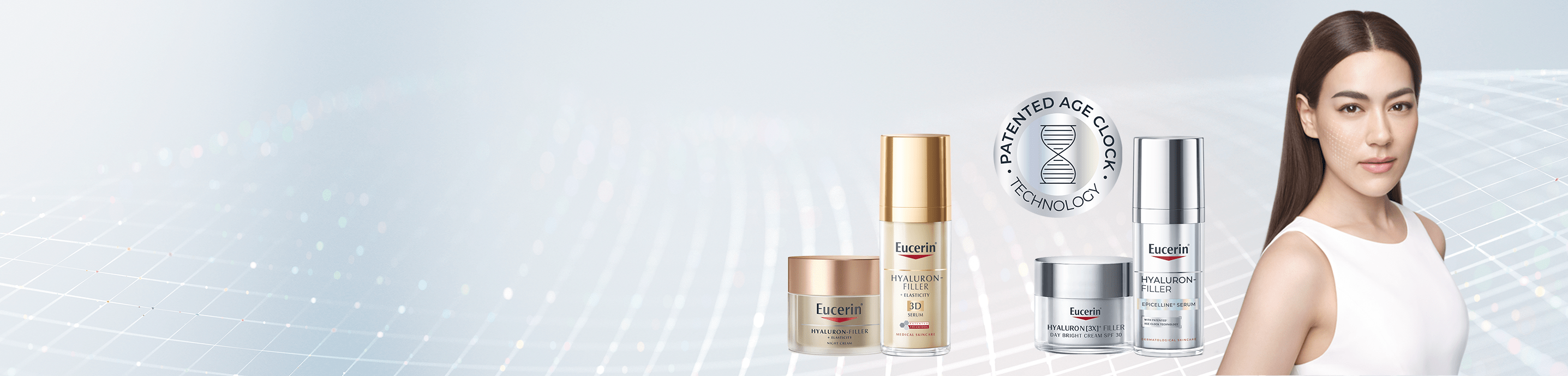 Eucerin Hyaluron Filler Range banner