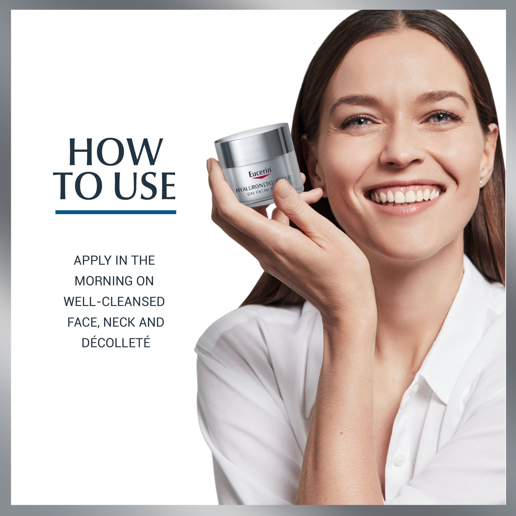 How to use Hyaluron Filler Day Cream SPF15 