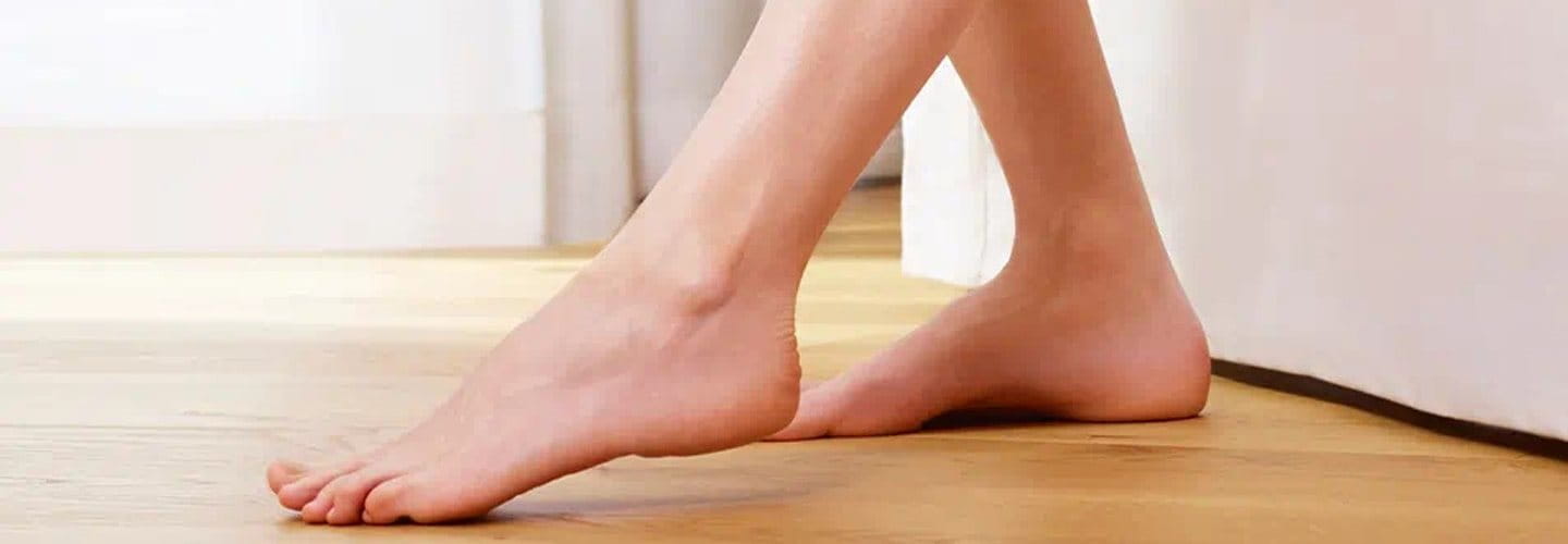 sucha skóra na stopach