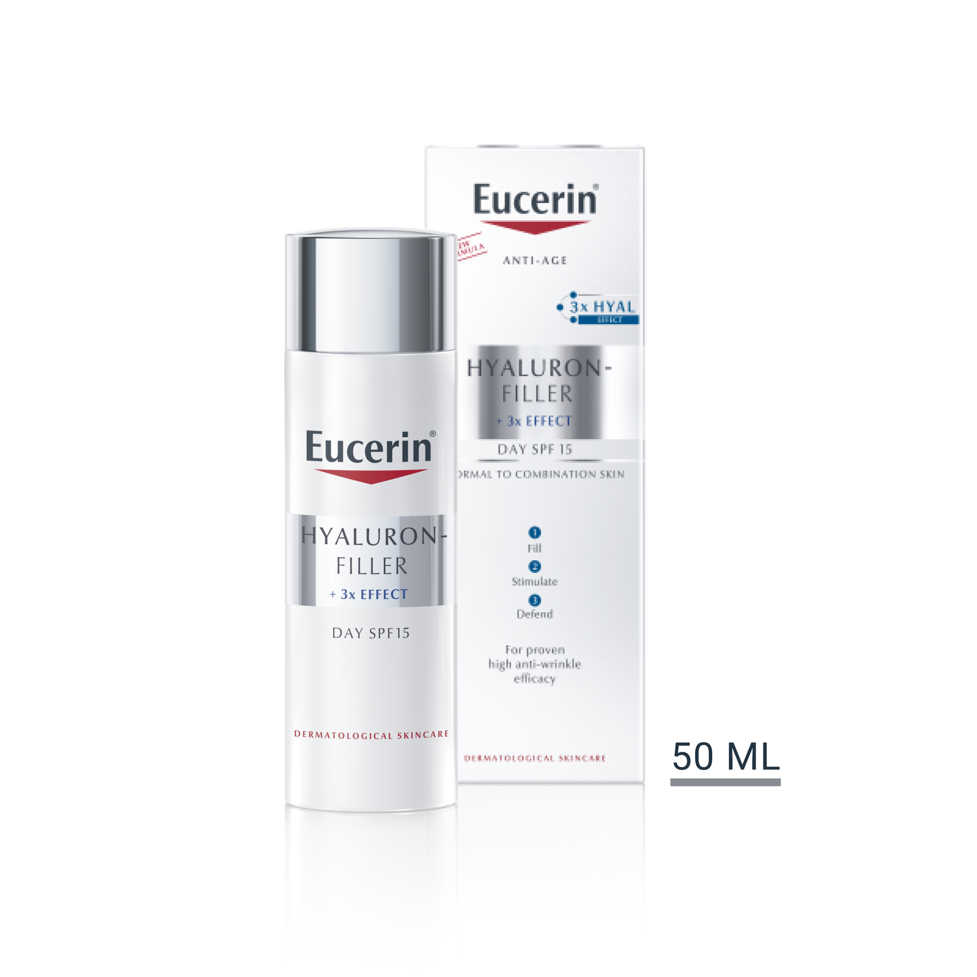 Hyaluron-Filler Day Creme SPF15 Normal-Combination Skin | Eucerin