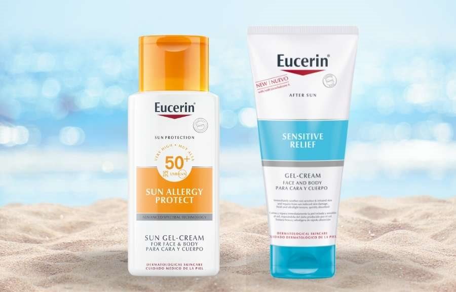 Eucerins skyddande produkter för solkänslig hud