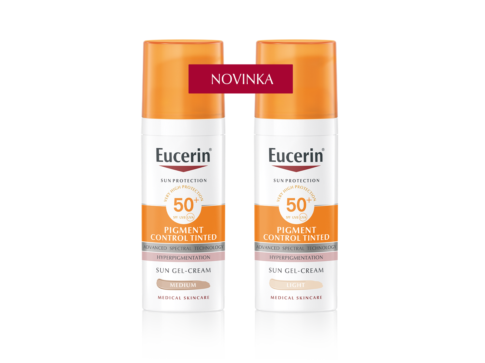 Eucerin Emulzia na opaľovanie na tvár s depigmentačným účinkom Pigment Control SPF 50+ svetlá