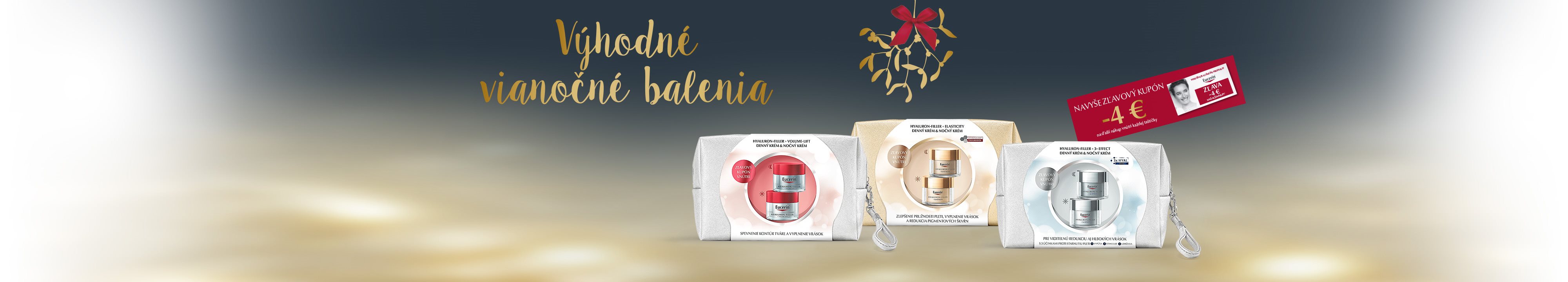 Vianočné balíčky Eucerin