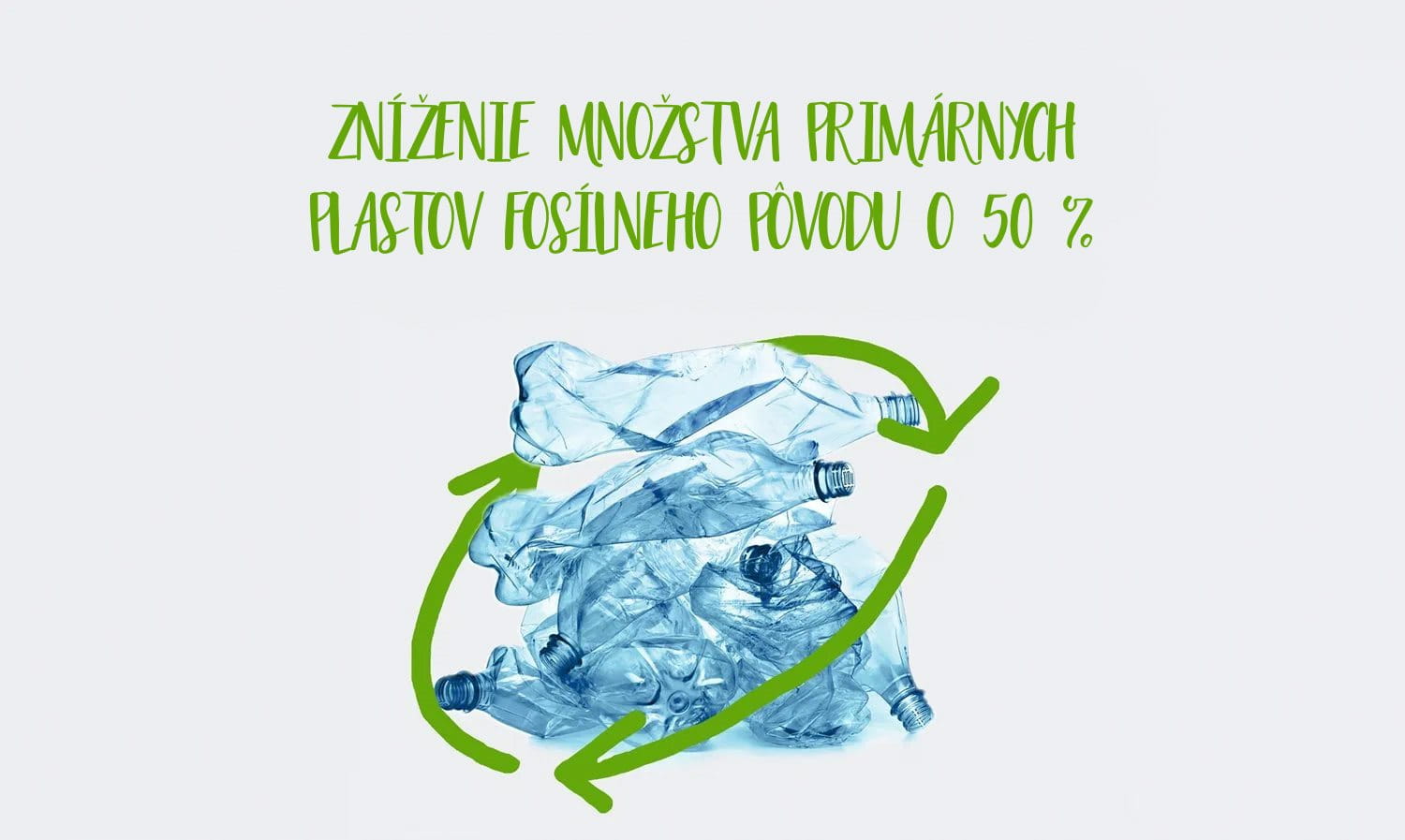 zniženie množstva plastov