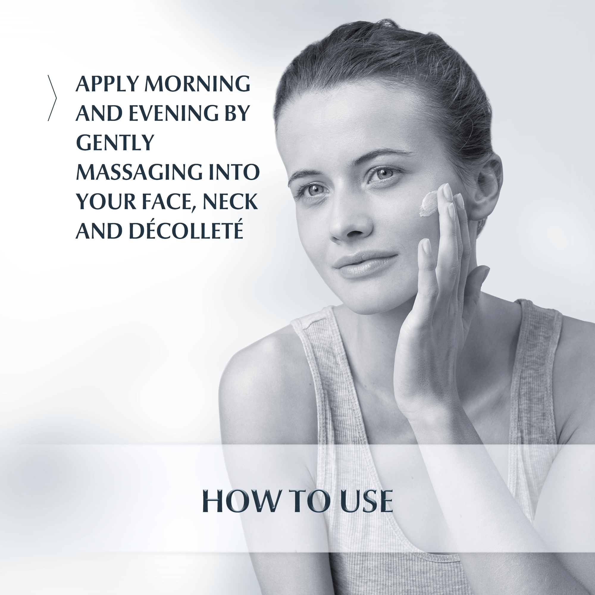 Eucerin Aquaporin Active Face Cream for Normal to Combination Skin with application instructions.