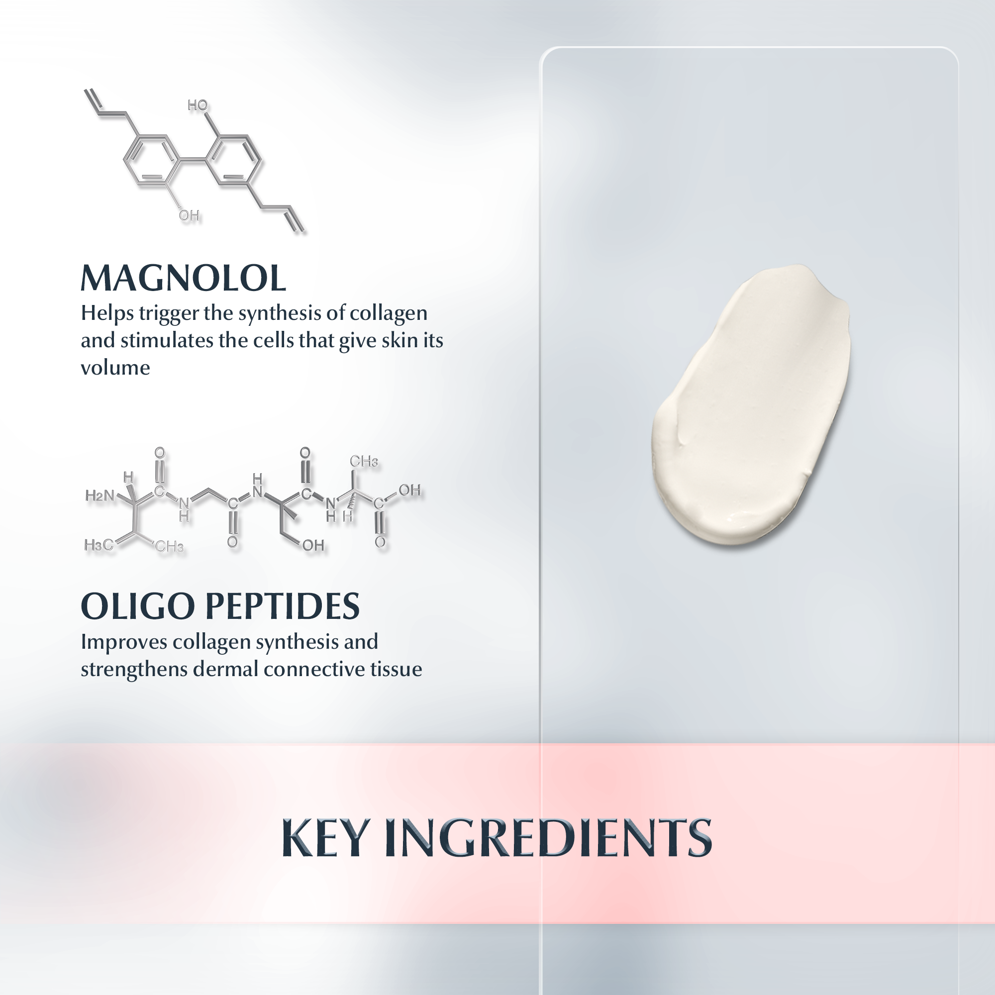 Cream texture of Eucerin Volume-Filler Day Care dry skin