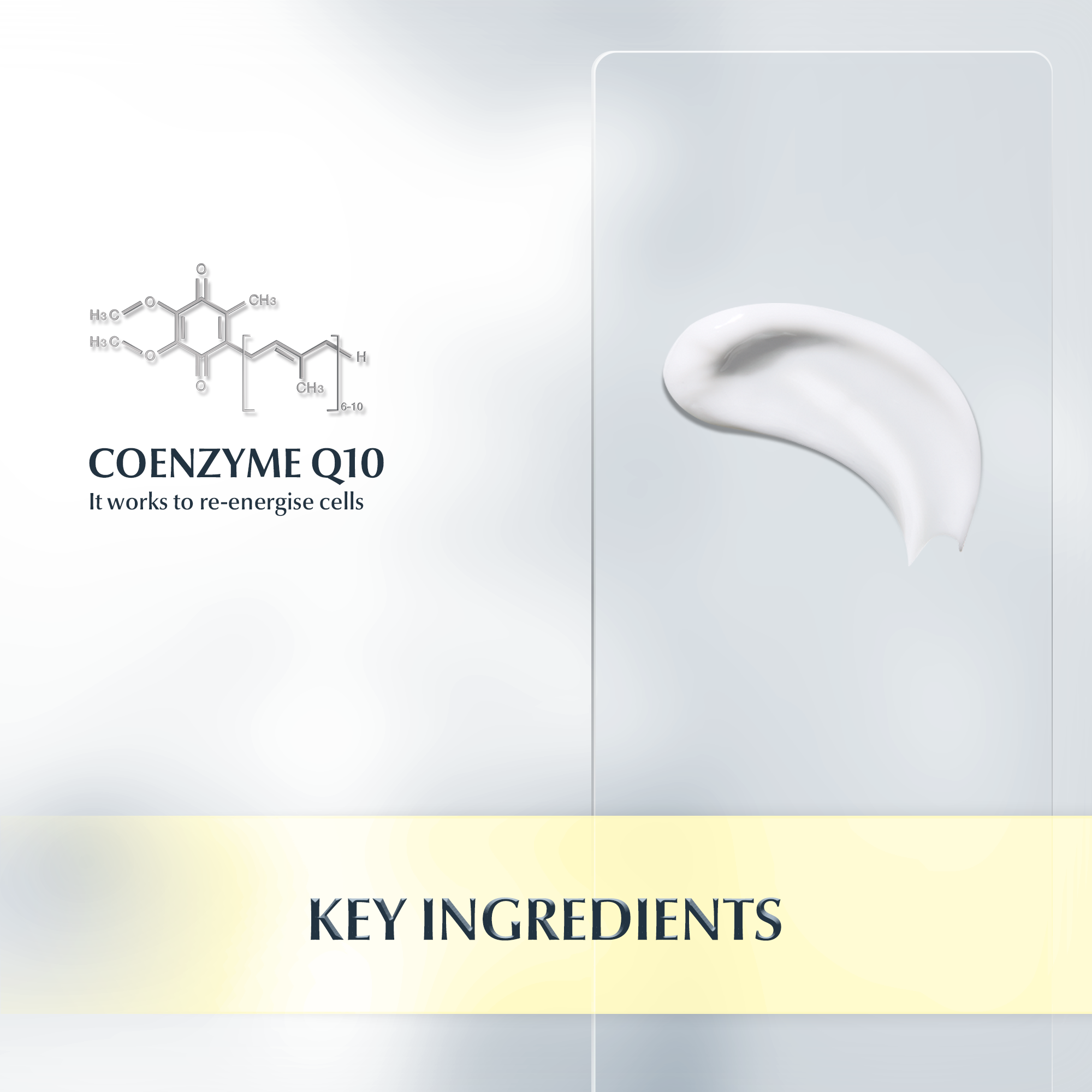 Cream texture of Eucerin Q10 ACTIVE Night Cream