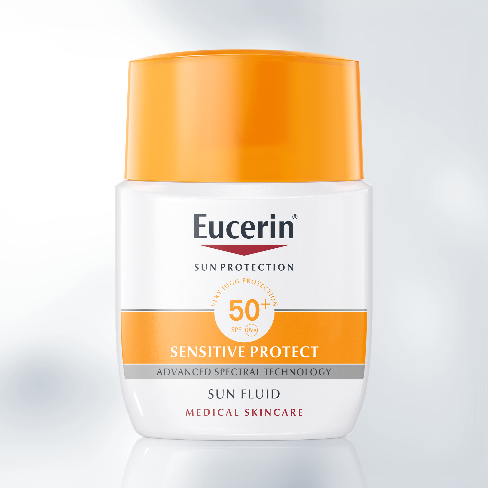 Overweldigen Een hekel hebben aan melodie Sun Fluid Sensitive Protect SPF 50+ | mattifying sunscreen for face |  Eucerin