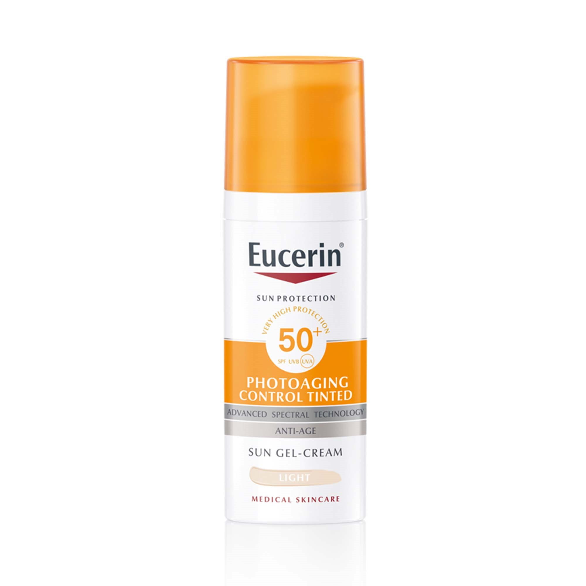 Eucerin Anti-age Tonirani fluid za zaštitu od sunca SPF 50+ Svetli