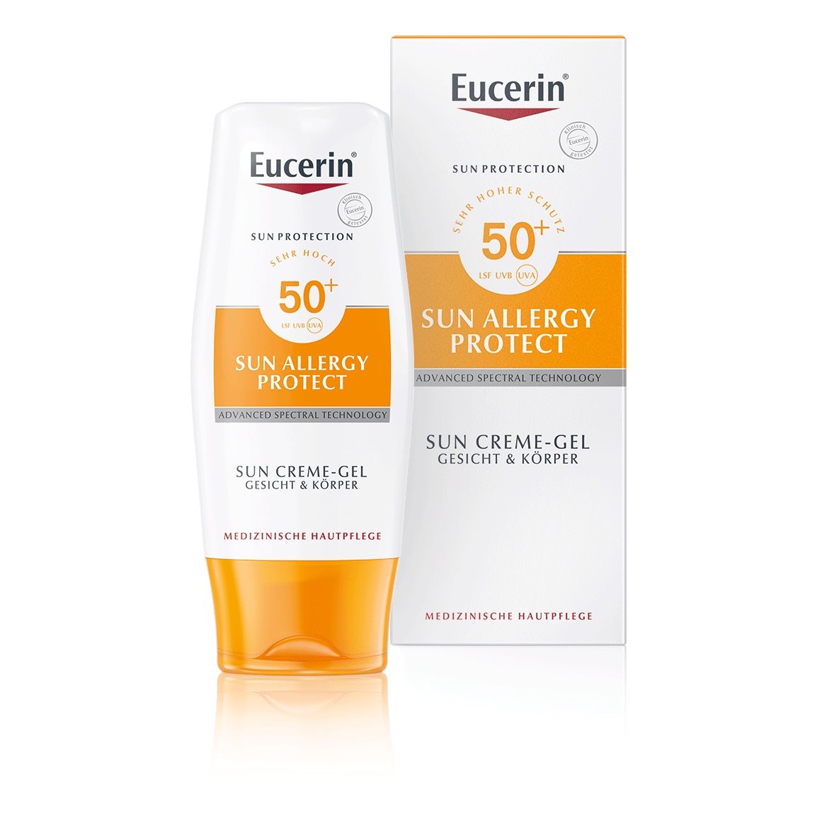 Eucerin Slncezashiten Gel Krem Podhodyash Pri Sklonnost Km Slnchevi Alergii Allergy Protect Spf50 Eucerin