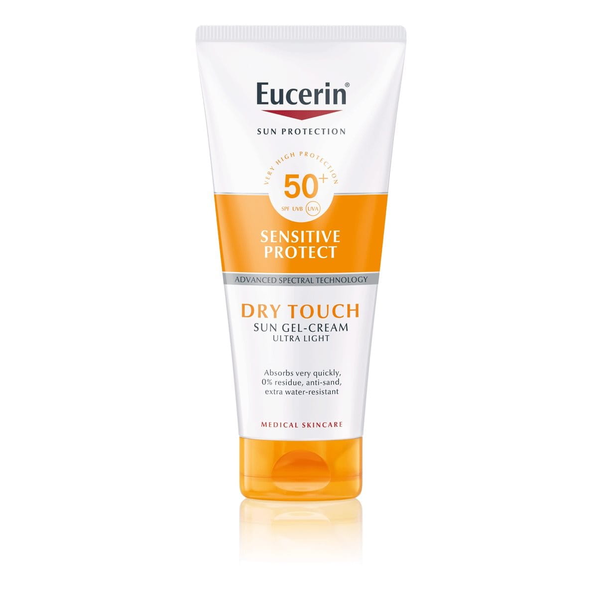 Eucerini Sensitive Protecti päikesekaitse geel-kreem Dry Touch tundlikule nahale (SPF 50+)
