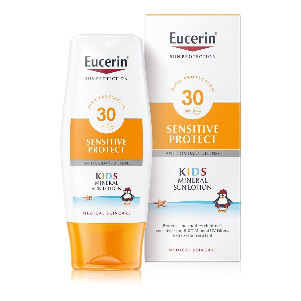 Eucerin Sensitive Protect Kids Mineral losion za zaštitu dječje kože od sunca SPF 30