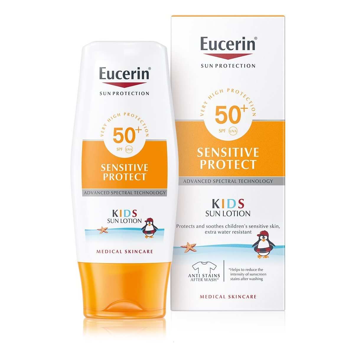 Eucerin Sensitive Protect Kids losion za zaštitu dječje kože od sunca SPF 50+