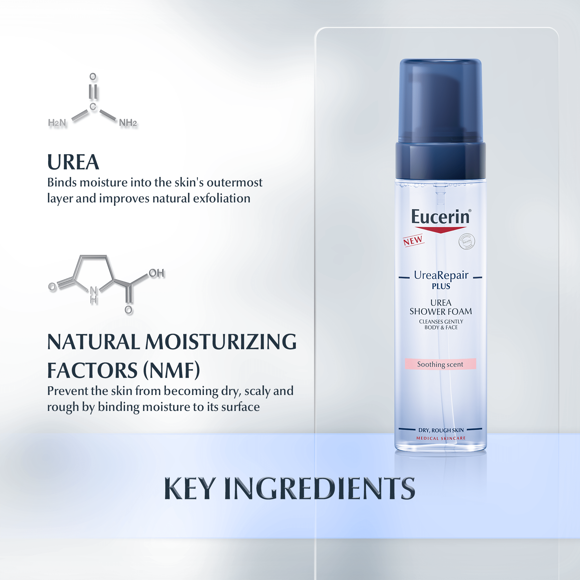 Gentle cleansing ingredients for dry skin