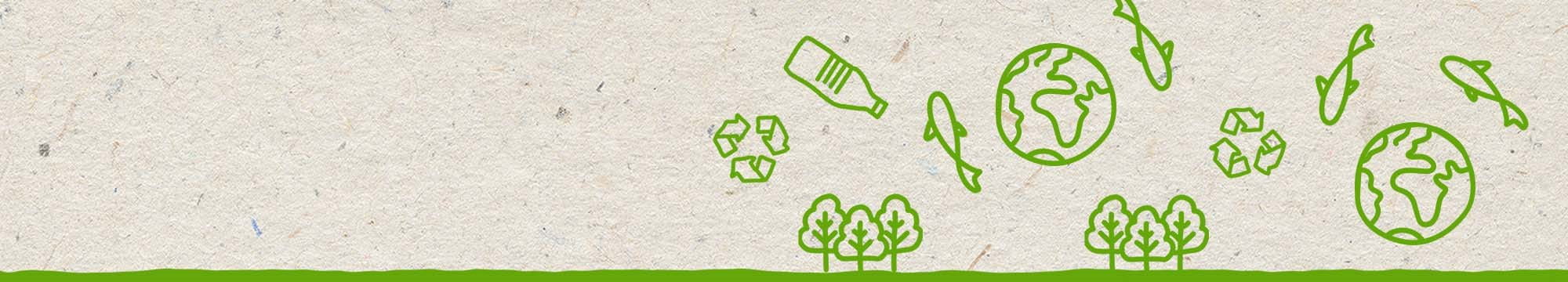 Dekorativ bild av planeten jorden