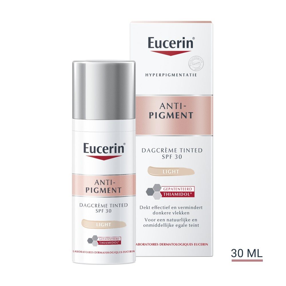 95% of women say Eucerin Anti-Pigment Day SPF 30 Tinted Light “immediately evens out my skin.” 