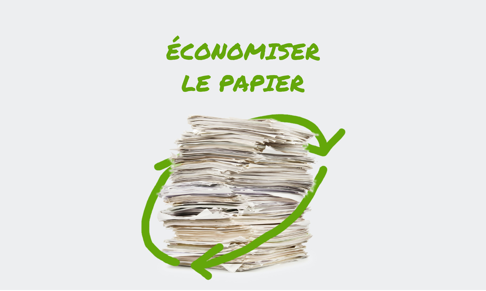 Une pile de bouteilles en plastique jetées, entourée d’un symbole de recyclage stylisé