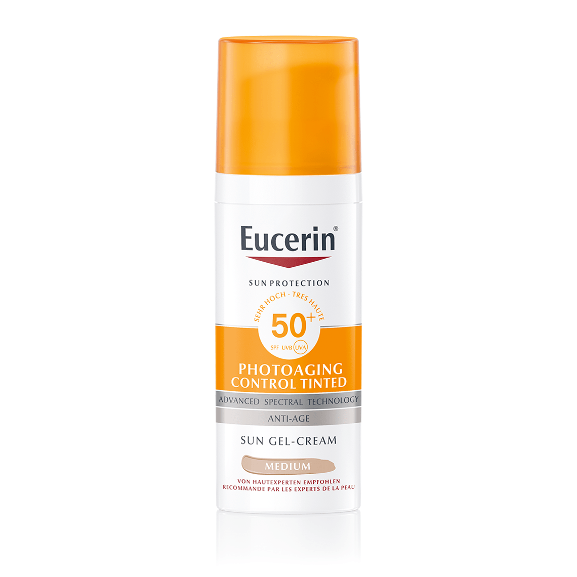 Eucerin Photoaging Control Tinted Face Sun Gel-Creme LSF50+ Mittel