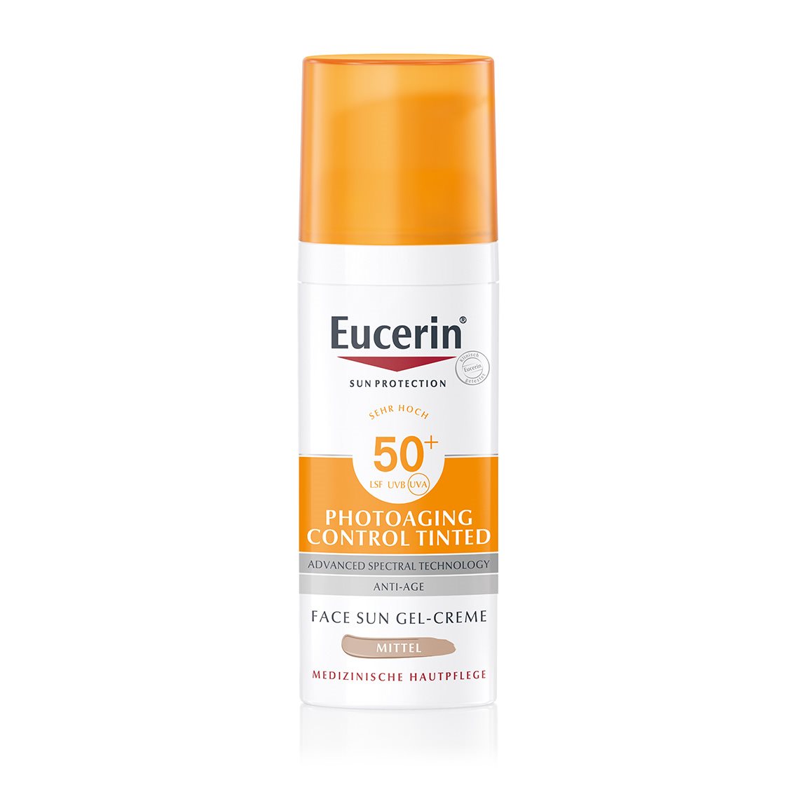 Eucerin Photoaging Control Tinted Face Sun Gel-Creme LSF50+ Mittel