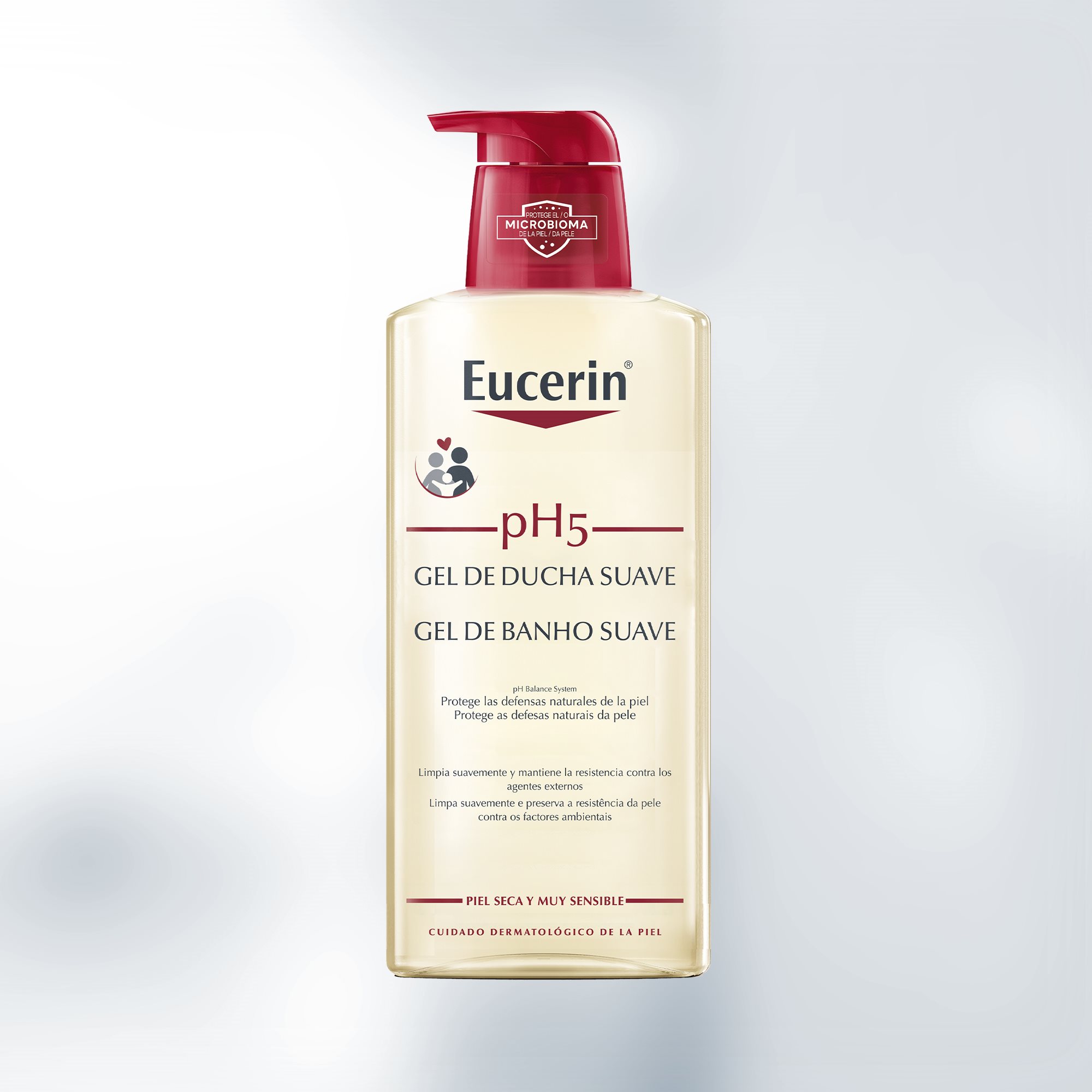 Garganta lanzador Instalaciones pH5 Gel de ducha suave | Gel de ducha para piel sensible y seca | Eucerin
