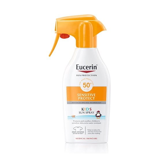 Eucerin Kids Sun Spray Sensitive Protect FPS | Protector solar para niños | Eucerin