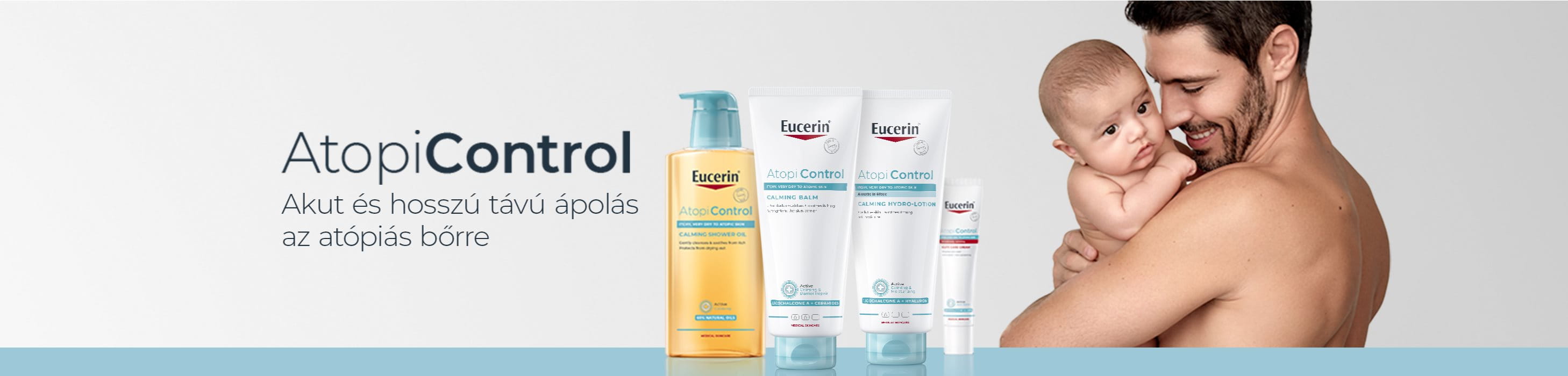 AtopiControl. Akut és hosszú távú ápolás atópiás bőrre