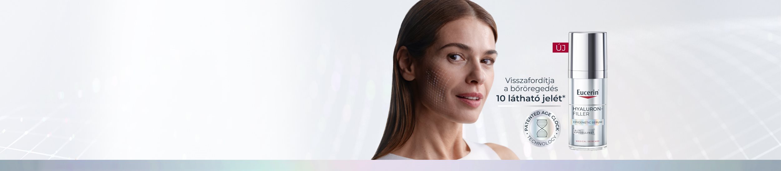 Eucerin Epigenetic szérum. Visszafordítja a bőröregedés 10 látható jelét.
