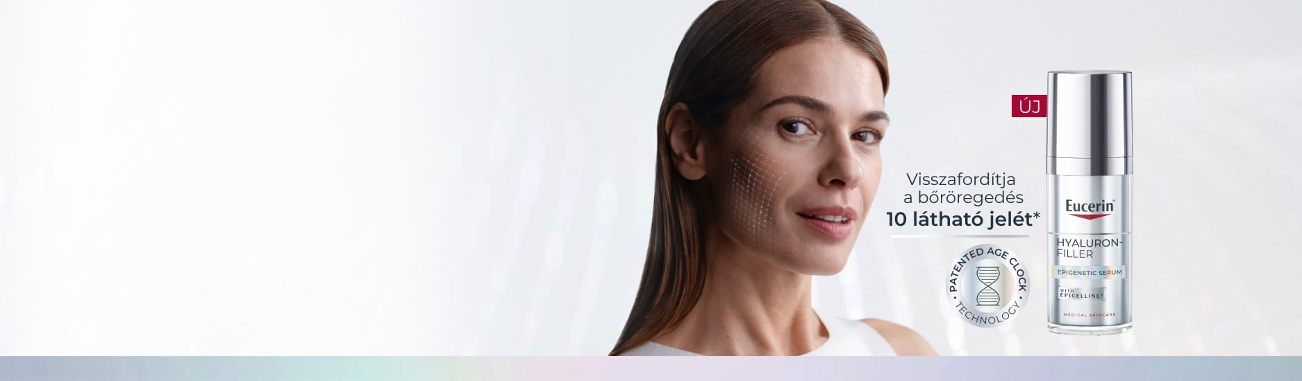 Eucerin Epigenetic szérum. Visszafordítja a bőröregedés 10 látható jelét.