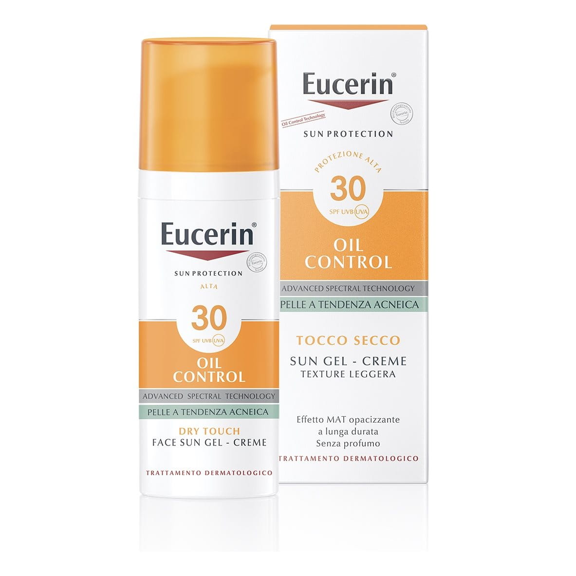 Eucerin Oil Control Sun Gel-Creme Tocco Secco SPF 30