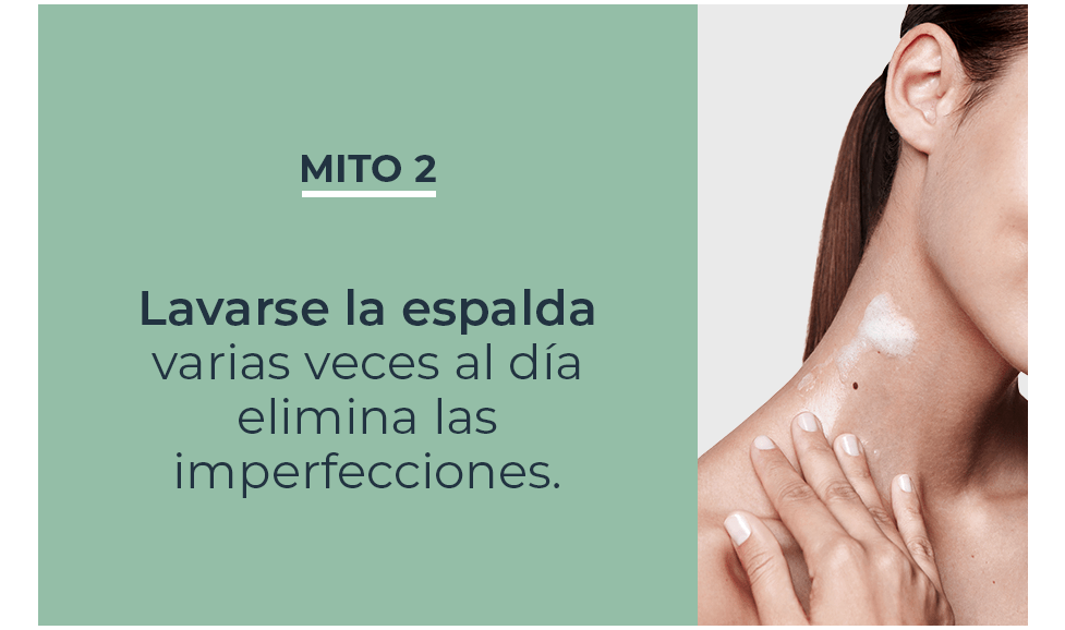 Mitos y verdades sobre la imperfecciones en la espalda