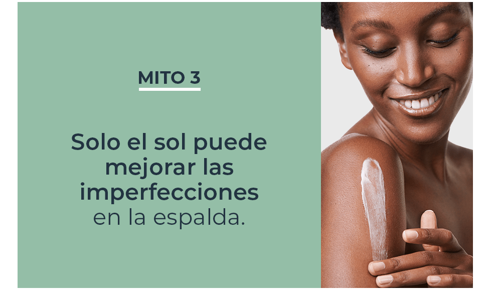Mitos y verdades sobre la imperfecciones en la espalda