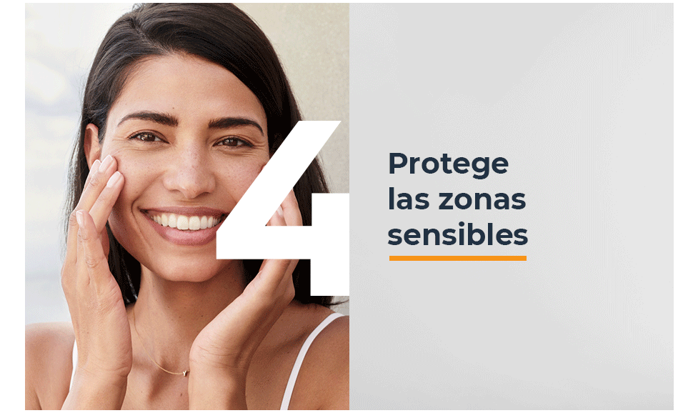 Protege las zonas sensibles