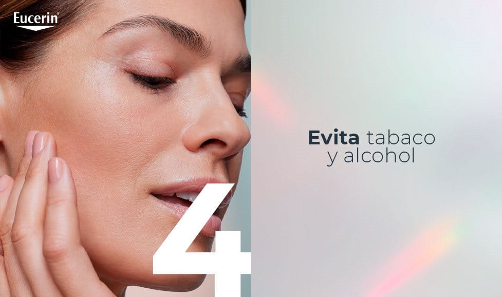 Evita tabaco y alcohol