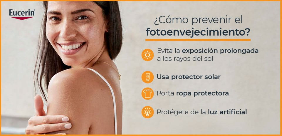 Personas previniendo el fotoenvejecimiento