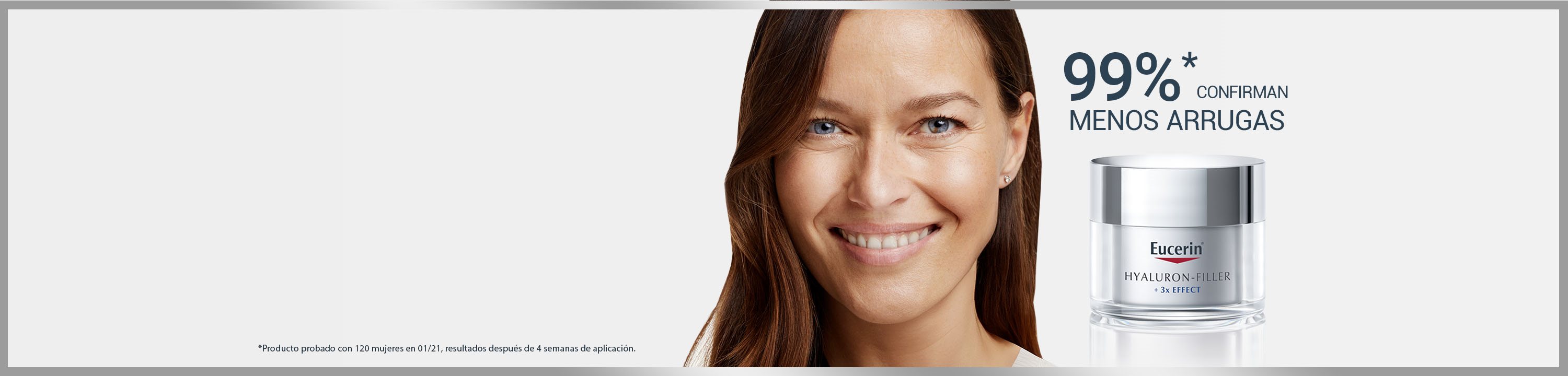 99% menos arrugas con Hyaluron filler 3x effect