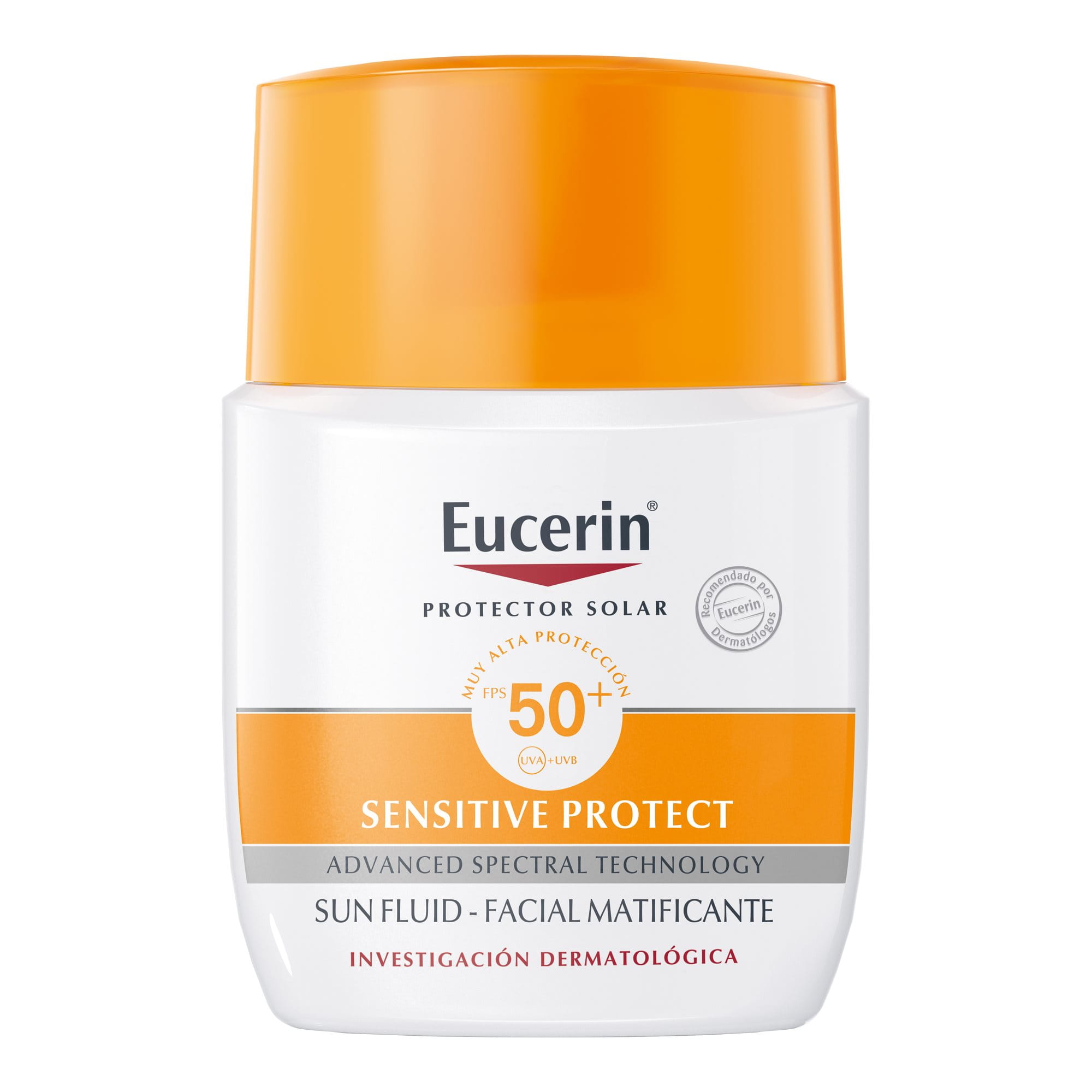 Eucerin Sun Fluid Sensitive Protect Matificante FPS 50+
